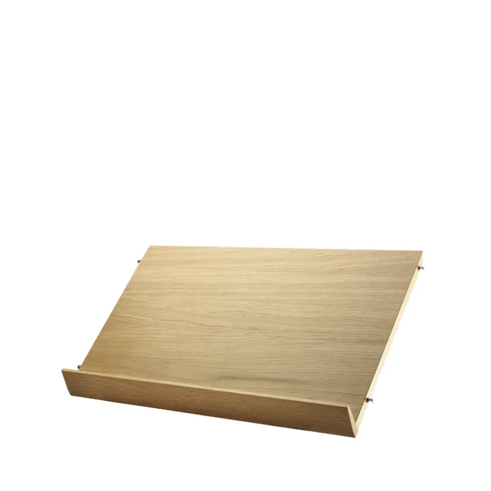 Online String Estante para revistero madera, Roble, 58x30 cm Beige