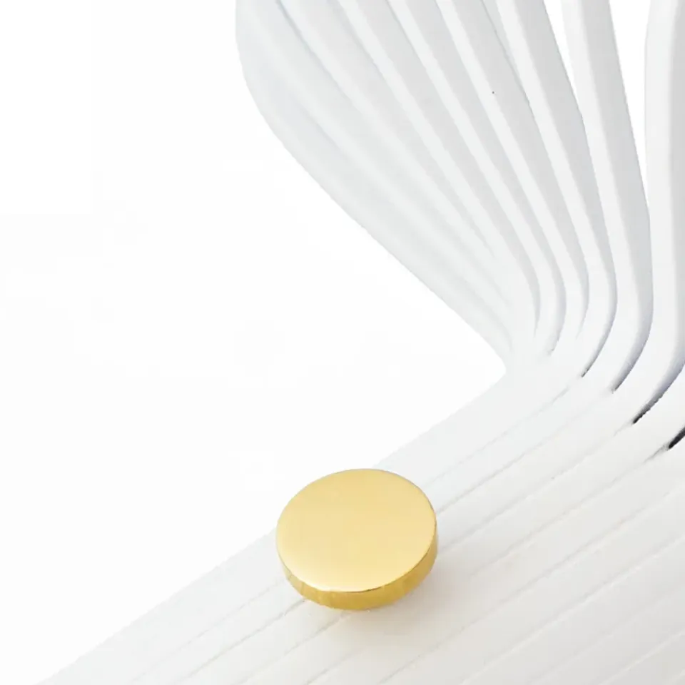 KLONG Estante para sombreros con gancho Lunett objects, Blanco