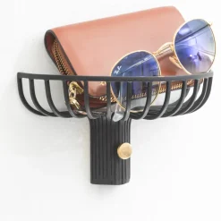 Clearance KLONG Estante para sombreros con gancho Lunett objects, Negro