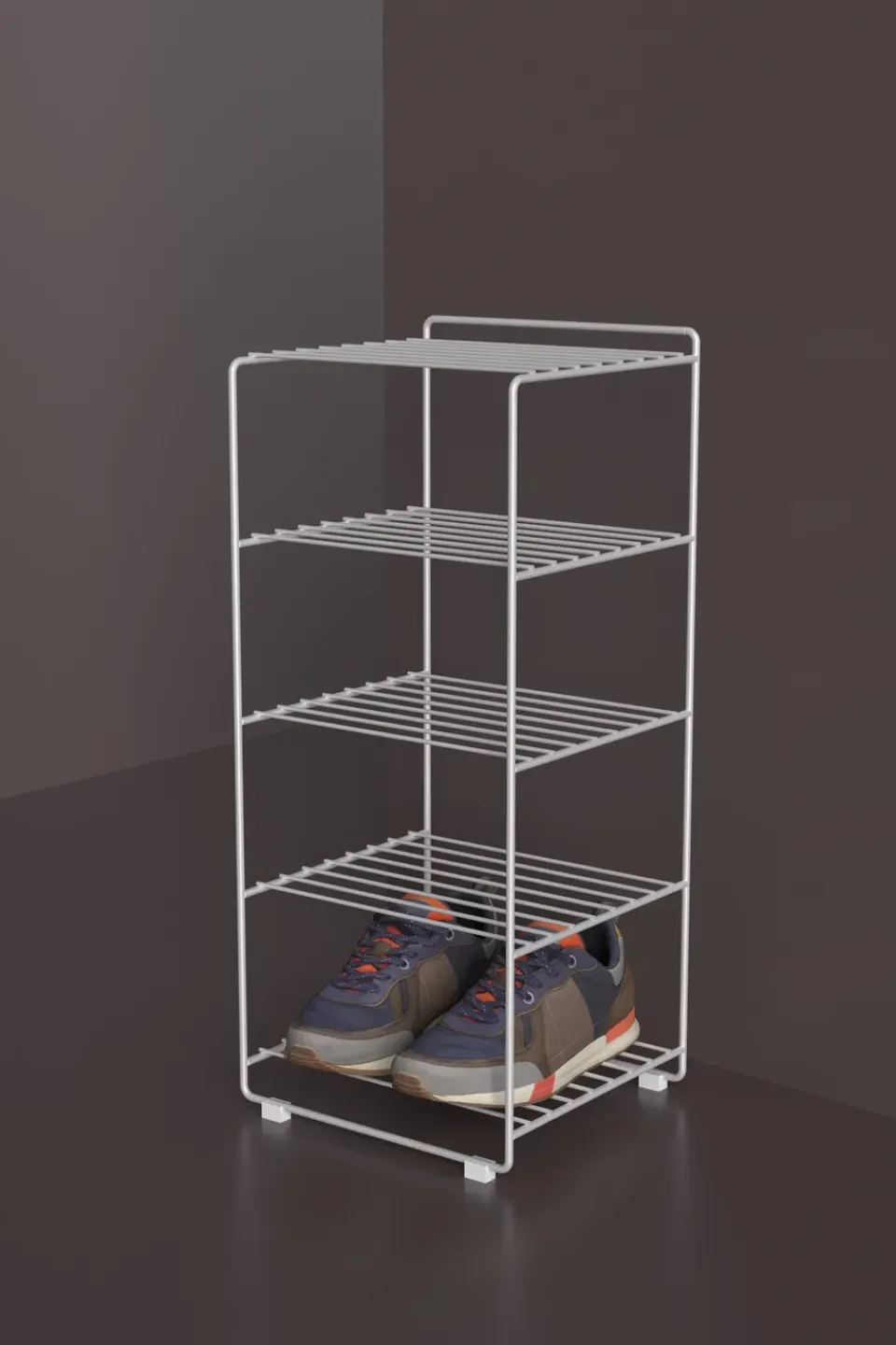 Best Maze Estante para zapatos Shoescraper, Blanco