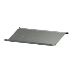 Clearance String Estante para zapatos metal, oscuro, 58x30 cm Gris