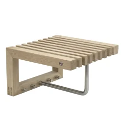 Clearance Fritz Hansen Estante perchero Cutter mini, roble Marrón
