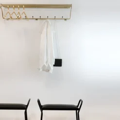 Best Maze Estante perchero Hat Rack L, latón Color dorado