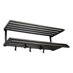 New Essem Design Estante perchero Tamburin 60 cm, roble teñido de - Negro
