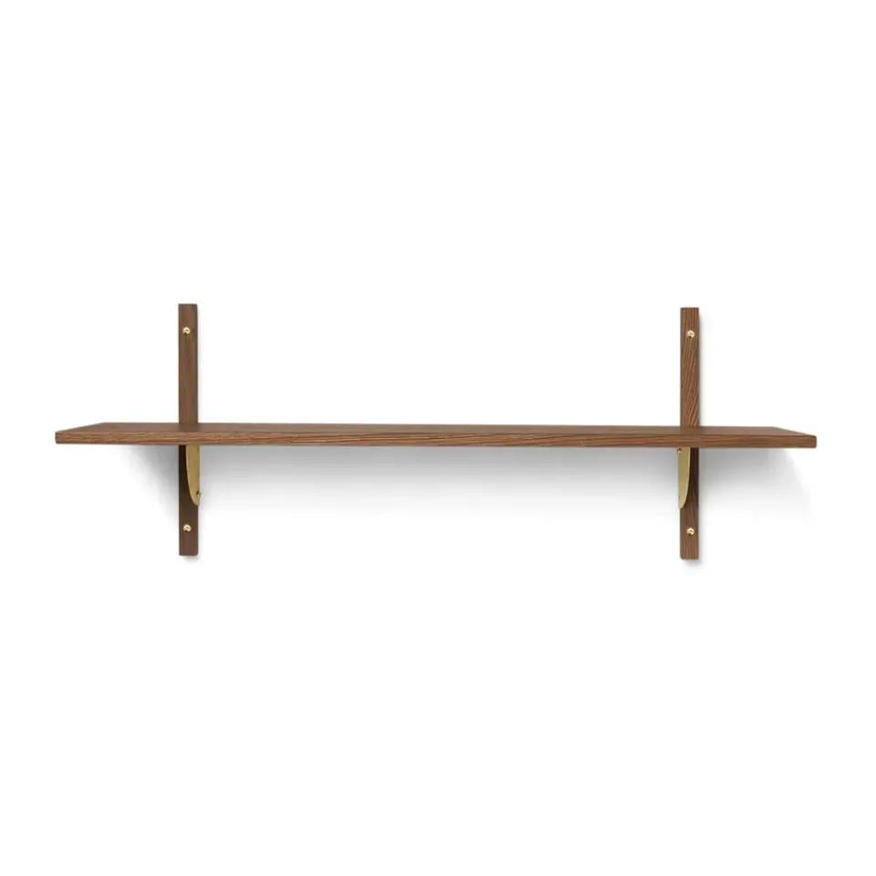Best Ferm Living Estante Sector L/S, Smoked Oak, brass Marrón