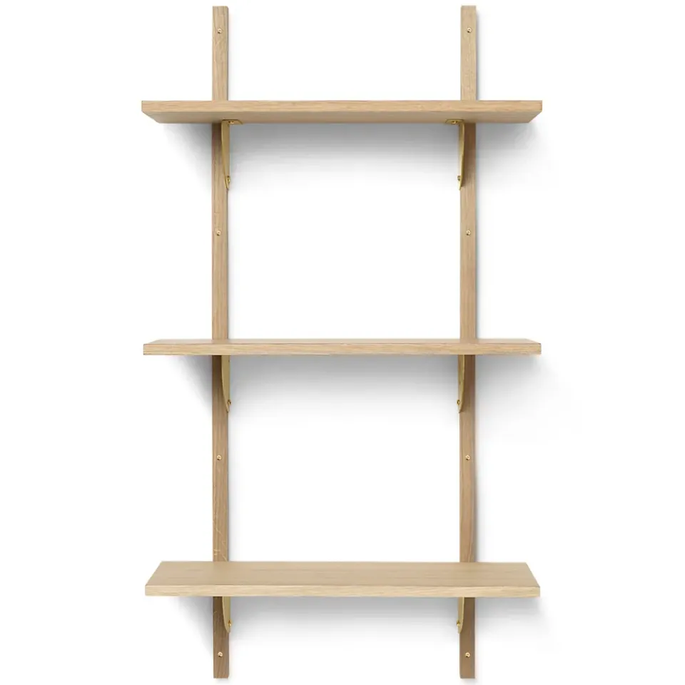 Discount Ferm Living Estante Sector S/L, Roble-latón Marrón