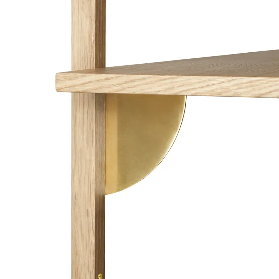 Discount Ferm Living Estante Sector S/L, Roble-latón Marrón