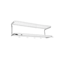 Sale Essem Design Estante sombrerero Classic 650, /cromo, 2 niveles, 100 cm Blanco