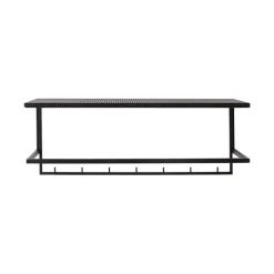 Outlet Kristina Dam Studio Estante sombrerero Grid, Black Negro