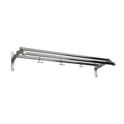 Discount Essem Design Estante sombrerero Nostalgi 291, Cromo, base de aluminio Plateado