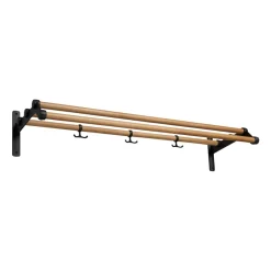 Discount Essem Design Estante sombrerero Nostalgi 291 100 cm, roble- Negro