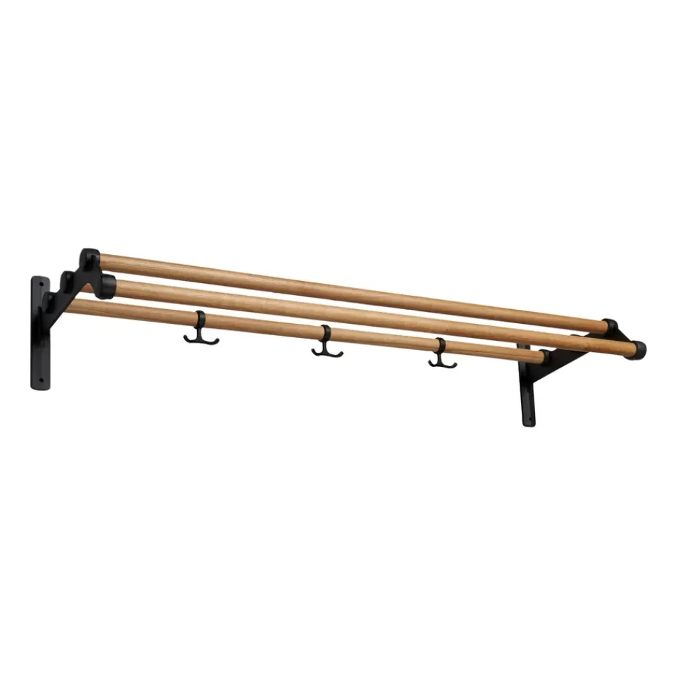 Discount Essem Design Estante sombrerero Nostalgi 291 100 cm, roble- Negro