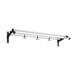 Sale Essem Design Estante sombrerero Nostalgi 291, , base negra Blanco