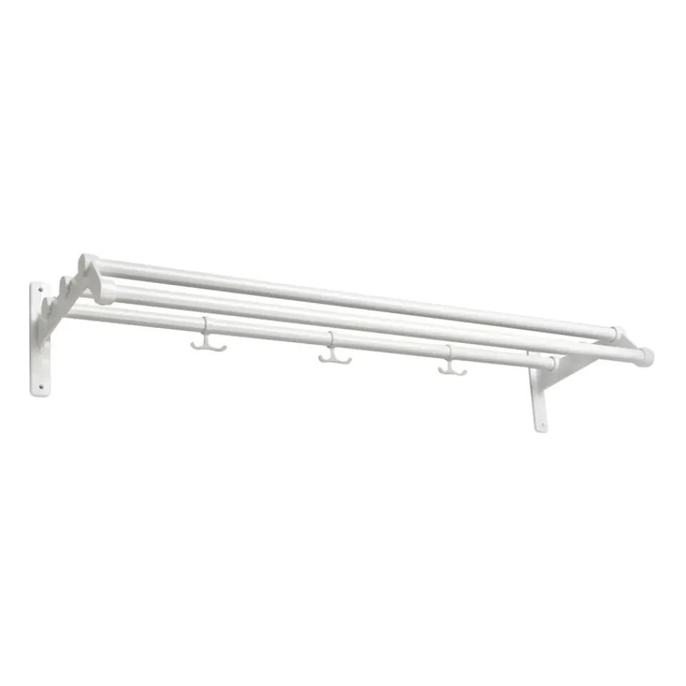 Essem Design Estante sombrerero Nostalgi 291 100 cm, - Blanco