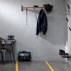 Discount Essem Design Estante sombrerero o zapatero Nostalgi, Nogal, base negra Marrón
