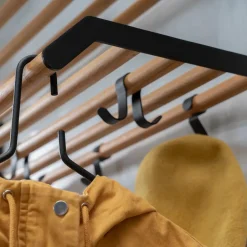 Online Essem Design Estante sombrerero Tamburin 100 cm, Roble- Negro