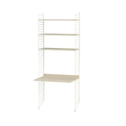 New String Estante , Fresno, 78x30 cm, paquete de 3 Beige