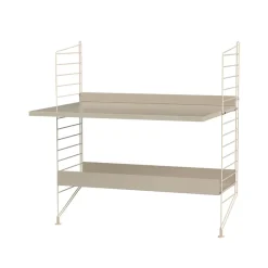 Clearance String Estante metal, , 78x30 cm, borde alto Beige