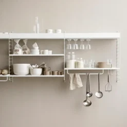 Clearance String Estante metal, , 78x30 cm, borde alto Beige