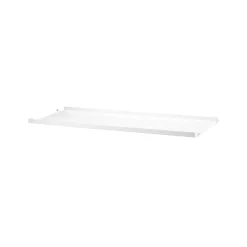Clearance String Estante metal, , 58x20 cm, borde bajo Blanco