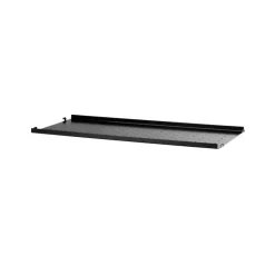 Discount String Estante metal, , 78x30 cm, borde bajo Negro