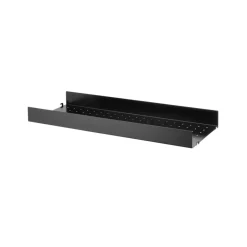 Best String Estante metal, , 78x30 cm, borde alto Negro