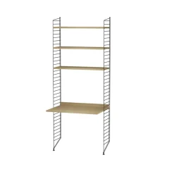 Best String Estante , Roble, 78x30 cm, paquete de 3 Beige