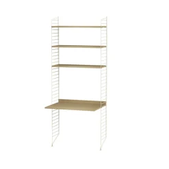 Sale String Estante , Roble, 78x30 cm, paquete de 3 Beige