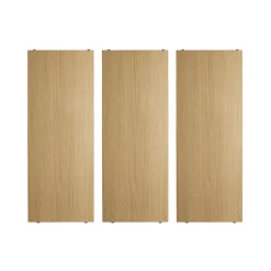 Clearance String Estante , Roble, 78x30 cm, paquete de 3 Beige