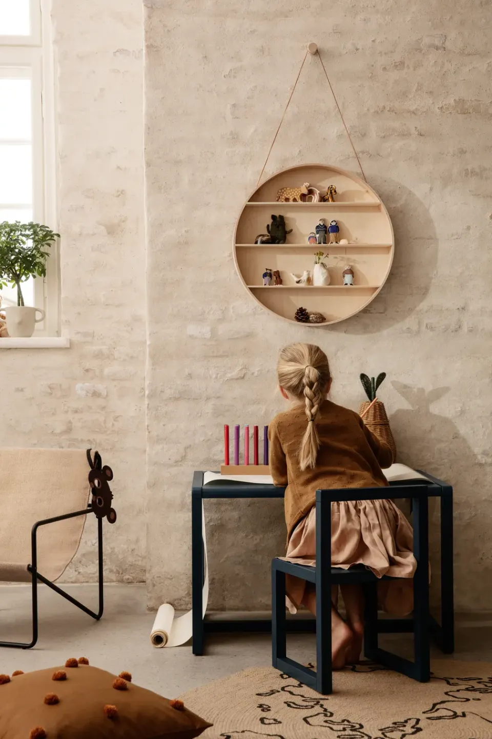 Sale Ferm Living Estante The Round Dorm, Ø 55 cm Marrón