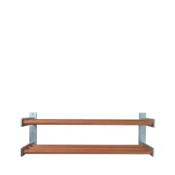 Outlet Scherlin Estante zapatero 5, Roble aceitado, pared, 2 plan Beige