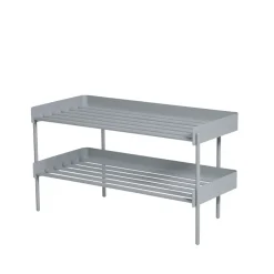 Clearance SMD Design Estante zapatero Alfred, claro Gris