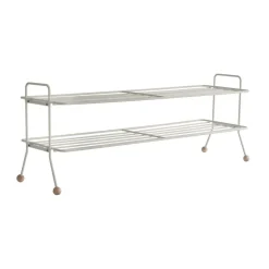 Clearance Maze Estante zapatero Bill Shoe Shelf L, Greige Gris