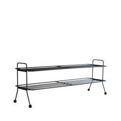 Clearance Maze Estante zapatero Bill Shoe Shelf L, Negro