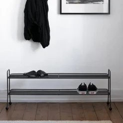 Clearance Maze Estante zapatero Bill Shoe Shelf L, Negro