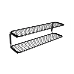 Essem Design Estante zapatero Classic 650, /cromo, 2 niveles, 100 cm Negro