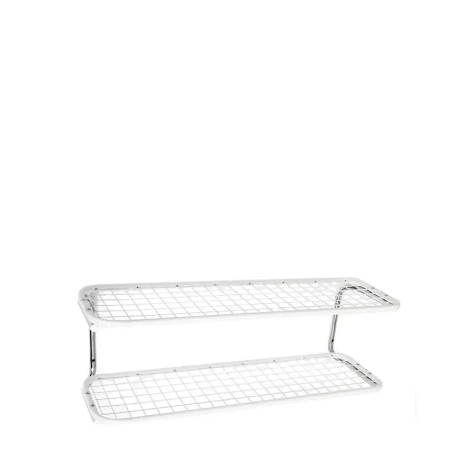 Online Essem Design Estante zapatero Classic 650, /cromo, 2 niveles, 90 cm Blanco