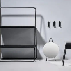 Discount Zone Denmark Estantería A-Table, Negro