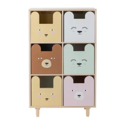 Outlet Bloomingville Estantería Calle con 6 cajones 55x88,5 cm, Natur Blanco