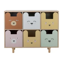 Outlet Bloomingville Estantería Calle con 6 cajones 55x88,5 cm, Natur Blanco