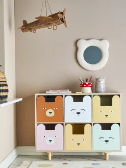 Outlet Bloomingville Estantería Calle con 6 cajones 55x88,5 cm, Natur Blanco