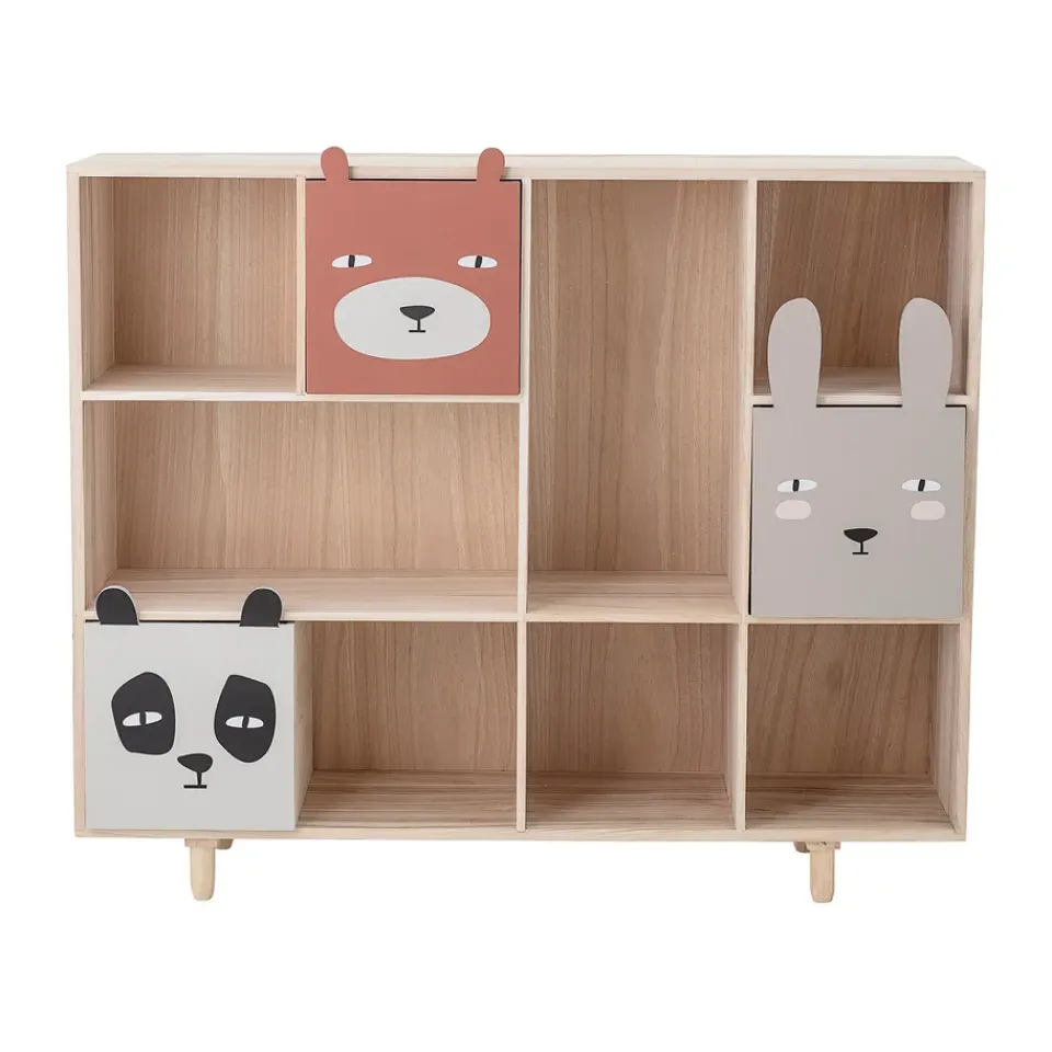 Outlet Bloomingville Estantería Calle 89,5x107 cm 3 cajones, Natur BeigeMulti