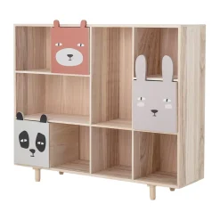 Outlet Bloomingville Estantería Calle 89,5x107 cm 3 cajones, Natur BeigeMulti