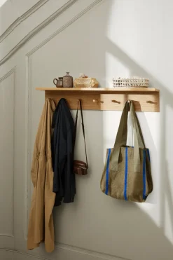 Outlet Ferm Living Estantería con ganchos Place Rack roble, Medium Marrón