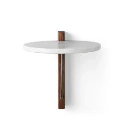 Discount Audo Copenhagen Estantería Corbel, Mármol carrara, roble teñido oscuro MarrónBlanco