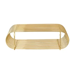 Sale AYTM Estantería Curva, latón Color dorado