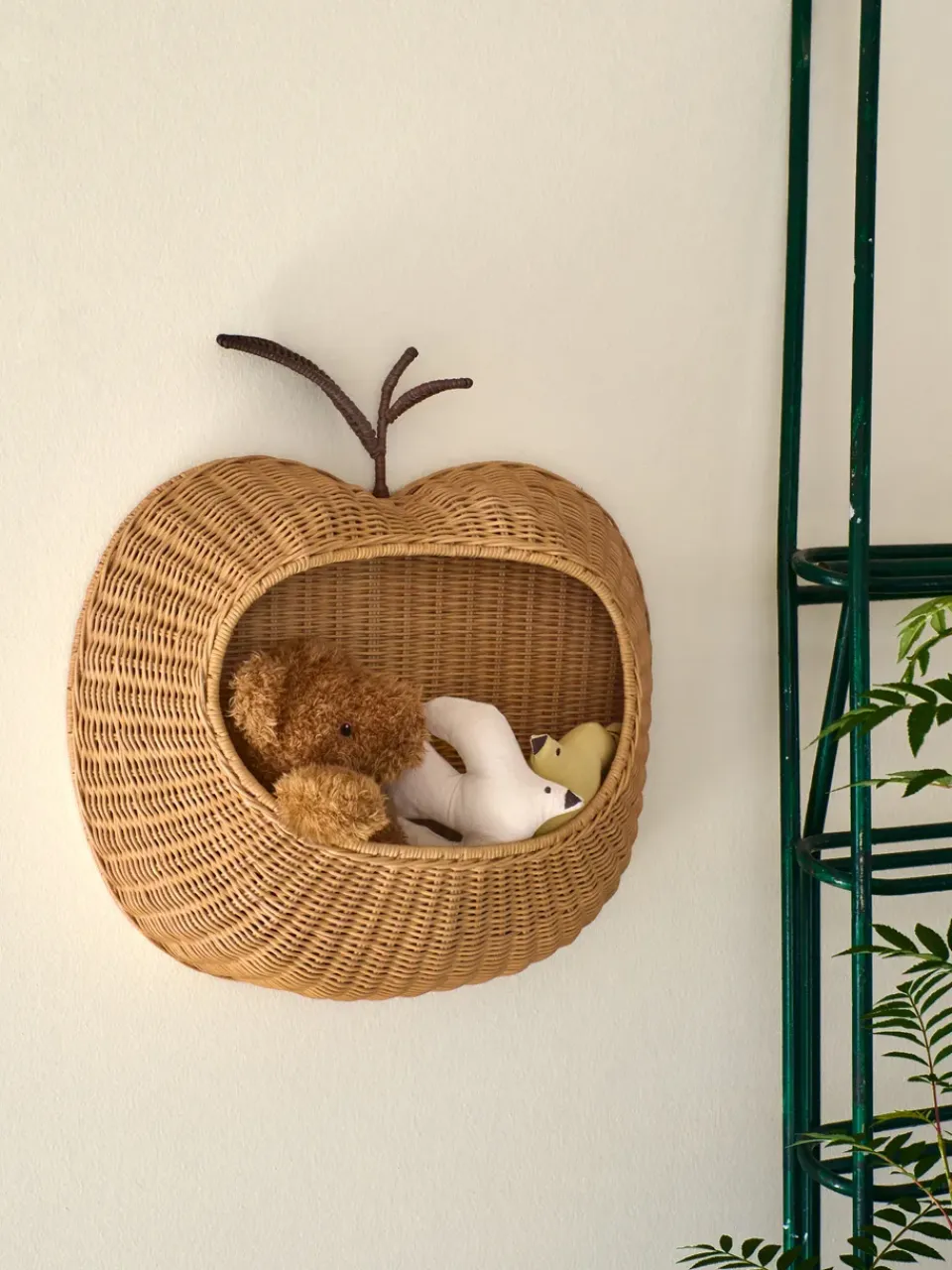 Online Ferm Living Estantería de pared Apple, 49,6x52 cm Beige