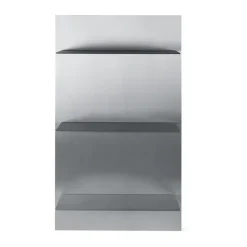 Discount Ferm Living Estantería de pared Lager triple 55x100 cm, Aluminium Plateado