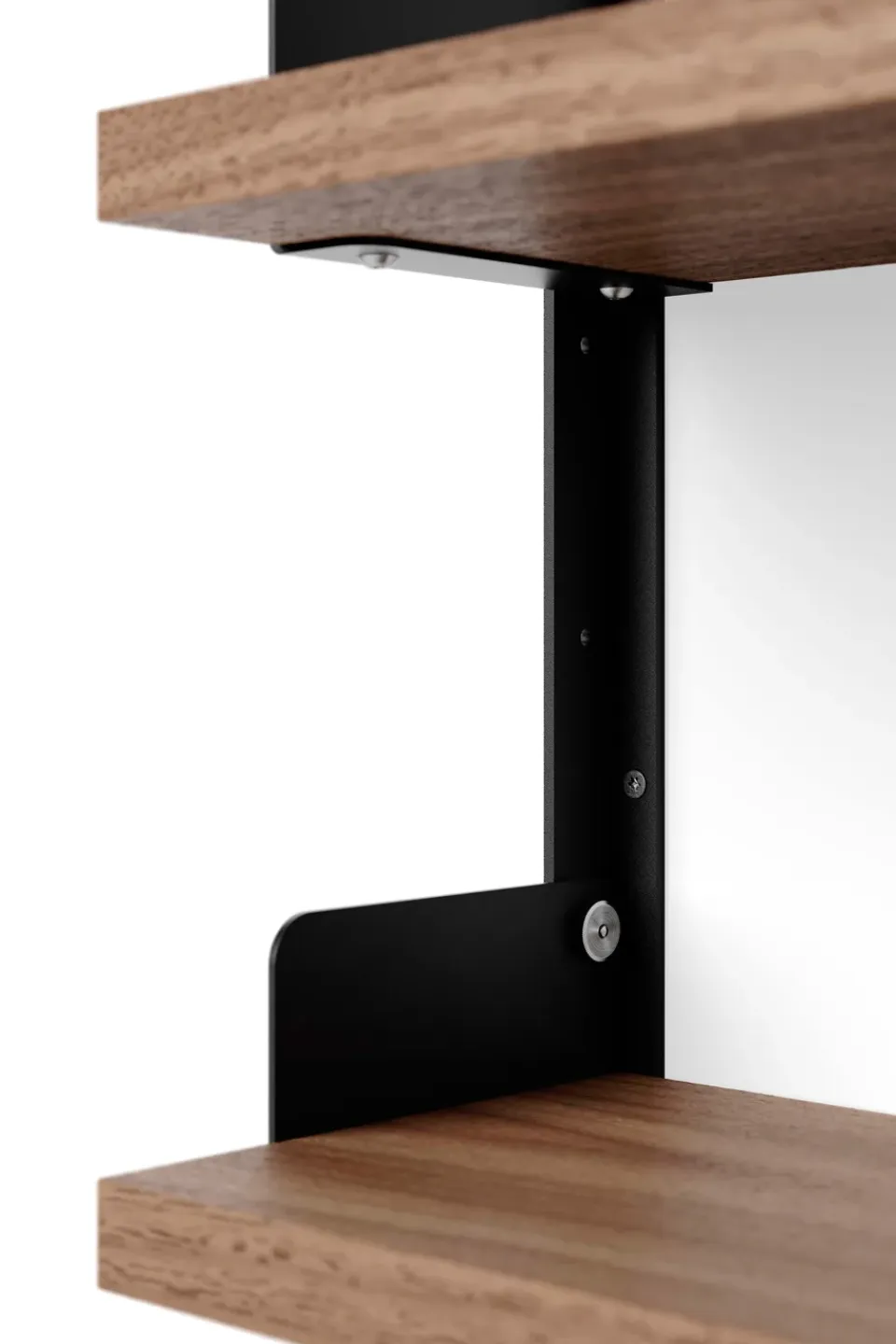 New New Works Estantería de pared Tea Shelf 46x62,5 cm, Nogal NegroMarrón