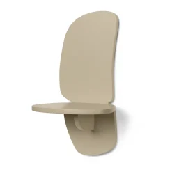 Ferm Living Estantería de pared Pilu 40 cm, Cashmere Beige